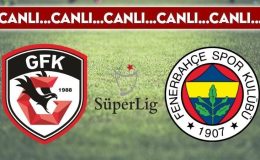 CANLI ANLATIM: Gaziantep FK 0-1 Fenerbahçe