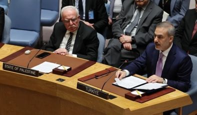 Fidan BMGK’de konuştu: ‘İsrail savaş suçu işliyor’