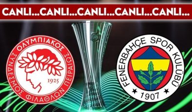 CANLI ANLATIM: Olympiakos 3-2 Fenerbahçe