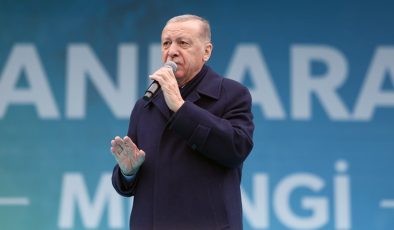 Erdoğan’ın aklı İstanbul’da… ‘Büyük Ankara Mitingi’nde Murat Kurum’a oy istedi