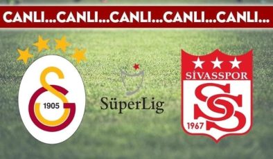 CANLI ANLATIM: Galatasaray 6-1 Sivasspor