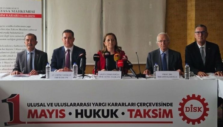 Çerkezoğlu: “Milyonların gözü kulağı Taksim 1 Mayıs alanında olacak”