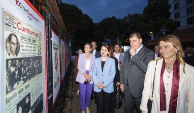 Cumhuriyet gazetesinin 100. yıl sergisinin İzmir açılışı özel bir etkinlikle yapıldı: Kurtuluşun gazetesi