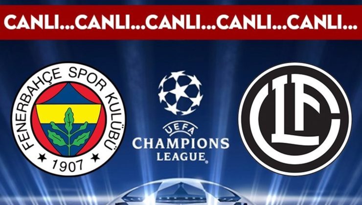 CANLI ANLATIM: Fenerbahçe 1-1 Lugano