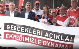 DİSK’ten TÜİK önünde açıklama…DİSK Başkanı Çerkezoğlu: Asgari ücret ve tüm ücretler TÜİK’in bu baskılanmış rakamlarıyla bile önemli ölçüde erimiştir