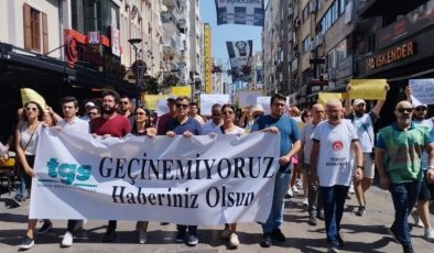 İzmirli gazetecilerden ‘maaş’ protestosu