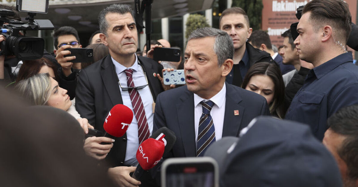 Özgür Özel, eylemcilerle konuştu