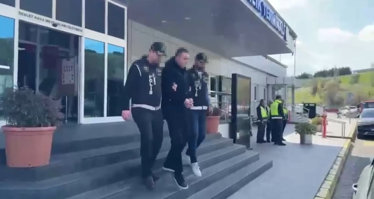 ‘Sarallar’ suç örgütü yöneticisi özel jetiyle geldiği Atatürk Havalimanı’nda yakalandı
