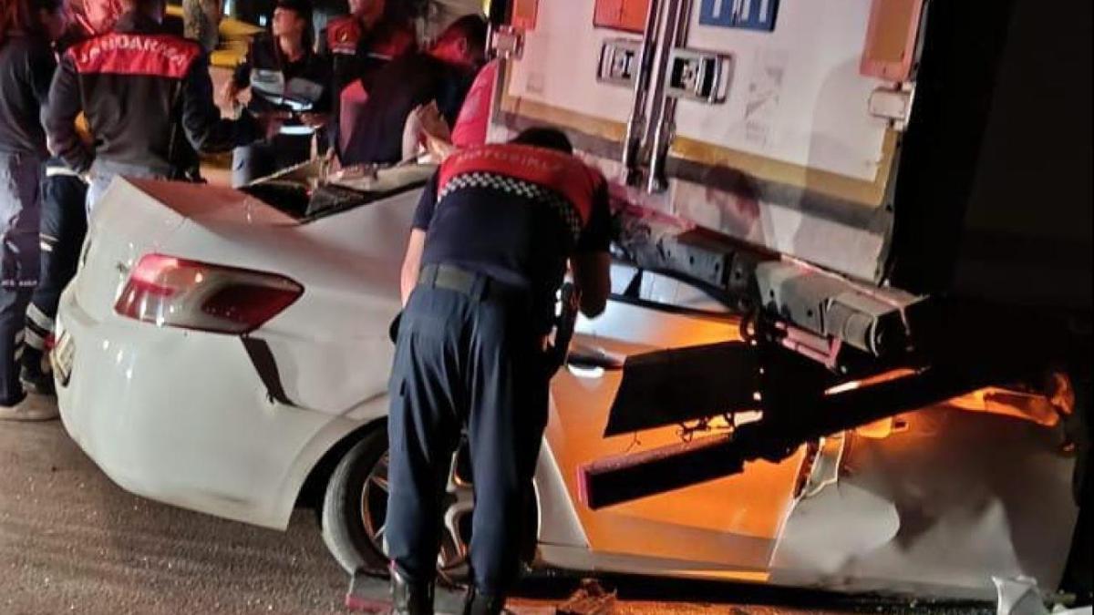 Mersin’de feci kaza: 2 can kaybı