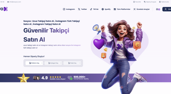 Sosyox, Sosyal Medyada Büyümenin Güvenilir Adresi Olarak Öne Çıkıyor